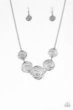 Load image into Gallery viewer, Rosy Rosette - Silver