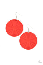 Load image into Gallery viewer, Paparazzi Caribbean Cymbal - Red Earrings
