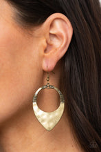 Load image into Gallery viewer, Instinctively Industrial - Brass Earrings
