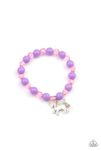 Load image into Gallery viewer, Starlet Shimmer Bracelet with Unicorn Charm
